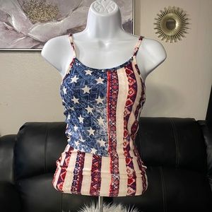 Red, White & Blue Tank Top